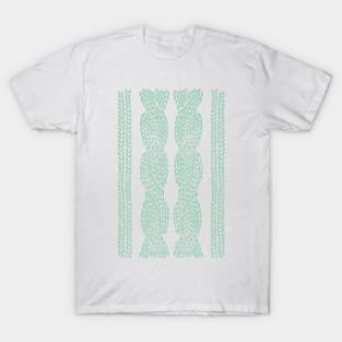 Cable Knit Mint T-Shirt